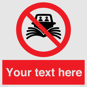 Custom prohibition do not create wash no speeding of watercraft